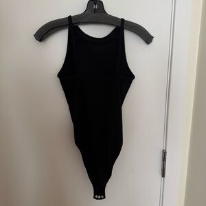 Black Sleeveless Topshop Bodysuit